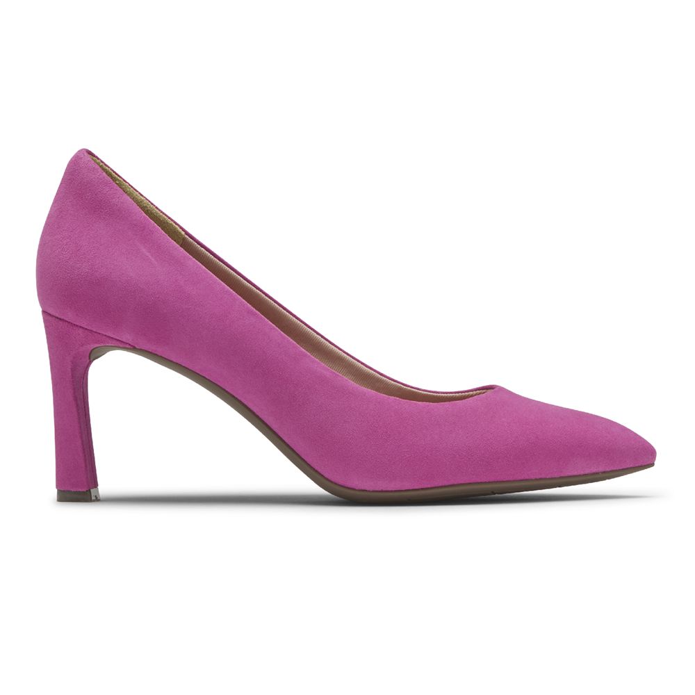 Rockport Total Motion Sheehan Heel - Womens Pumps - Light Purple - NZ (EJD-982150)